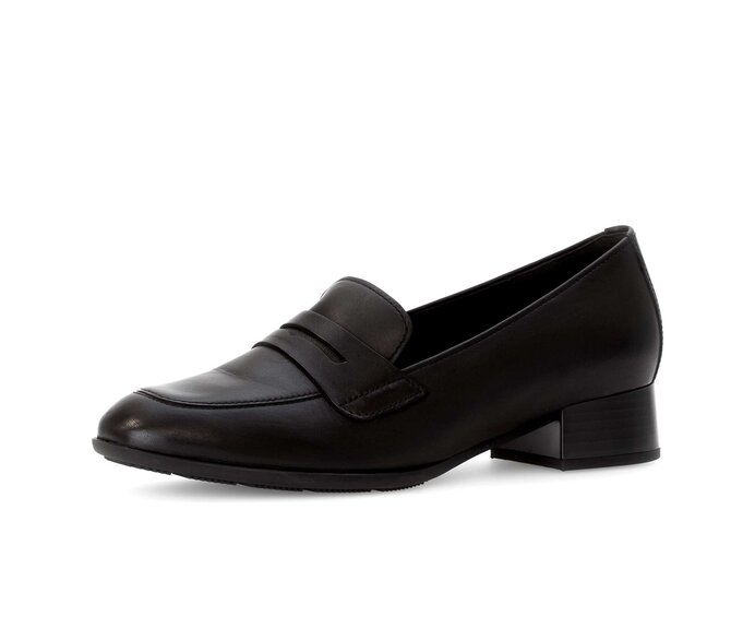 Gabor Damen  Hochfrontpumps Schwarz - Glattleder