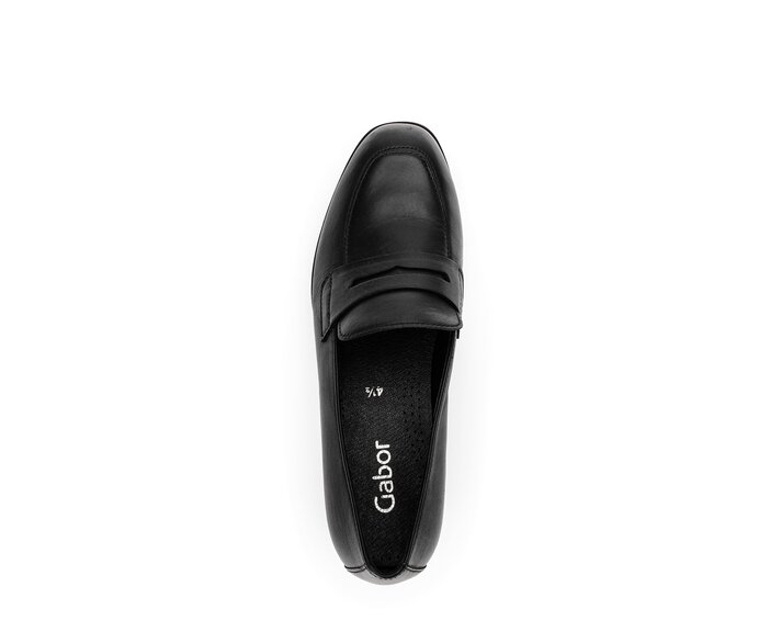 Gabor Damen  Hochfrontpumps Schwarz - Glattleder