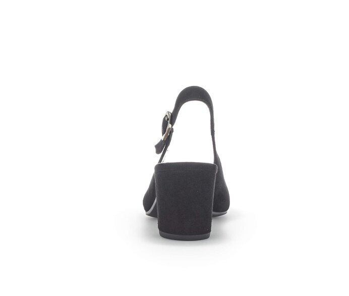 Gabor Damen  Slingpumps Schwarz - Rauleder