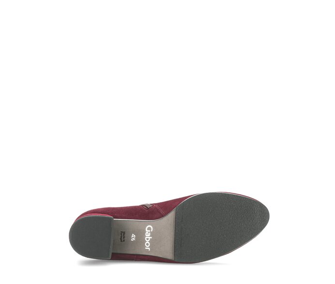 Gabor Damen  Elegante Stiefelette Rot - Rauleder