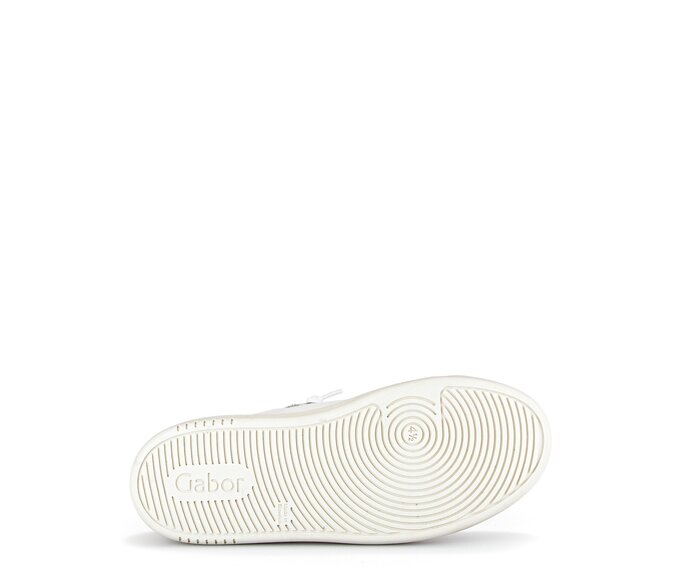 Gabor Damen  Sneaker Low Creme - Materialmix Leder