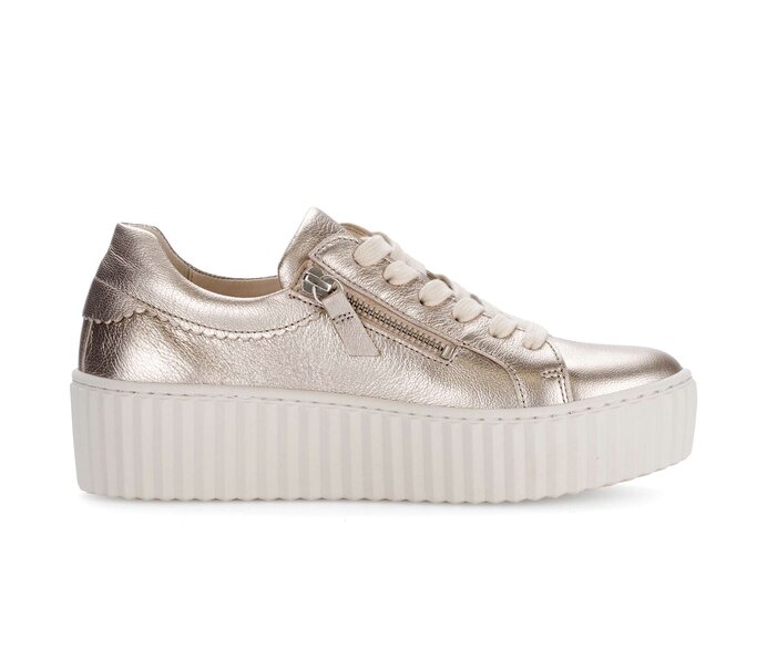 Gabor Damen  Sneaker Low Gold - Effektleder