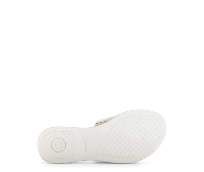 Gabor Damen  Pantolette Creme - Lackleder