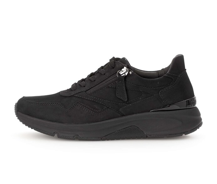Gabor Damen Sneaker Low Schwarz - Rauleder