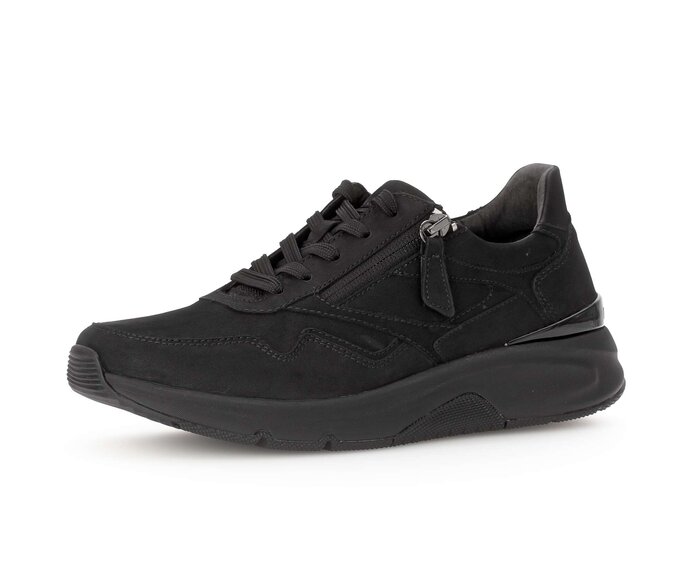 Gabor Damen  Sneaker Low Schwarz - Rauleder