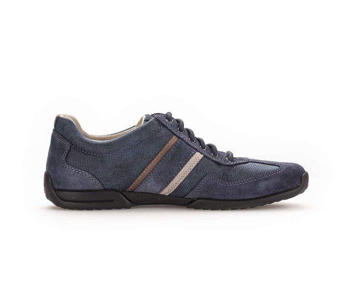Pius Gabor Herren Sneaker Low Blau - Materialmix Leder/Lederimitat