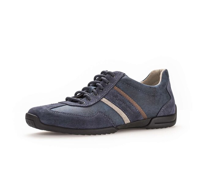 Pius Gabor Herren Sneaker Low Blau - Materialmix Leder/Lederimitat