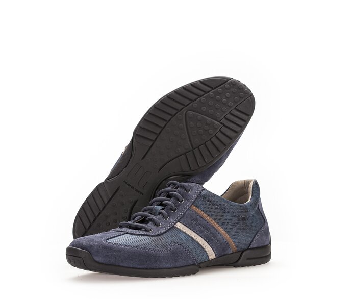 Pius Gabor Herren Sneaker Low Blau - Materialmix Leder/Lederimitat