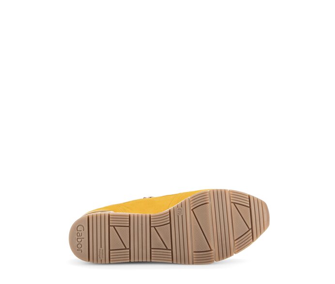 Gabor Damen  Sneaker Low Gelb - Rauleder