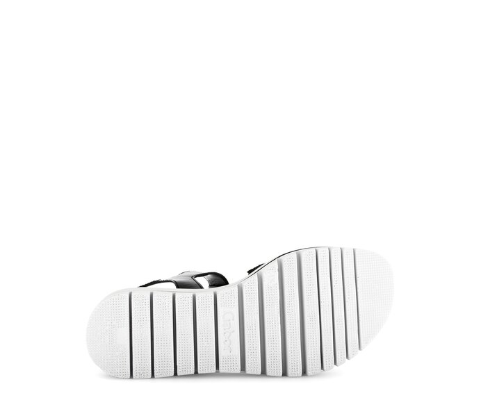 Gabor Damen  Plateau Sandale Schwarz - Glattleder