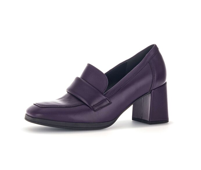 Gabor Damen  Hochfrontpumps Lila - Glattleder