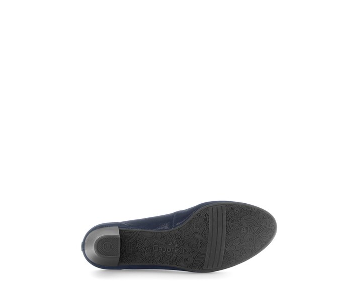 Gabor Damen  Eleganter Pumps Blau - Effektleder