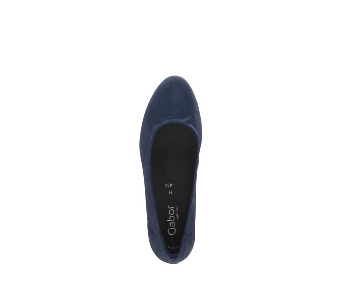Gabor Damen  Eleganter Pumps Blau - Effektleder