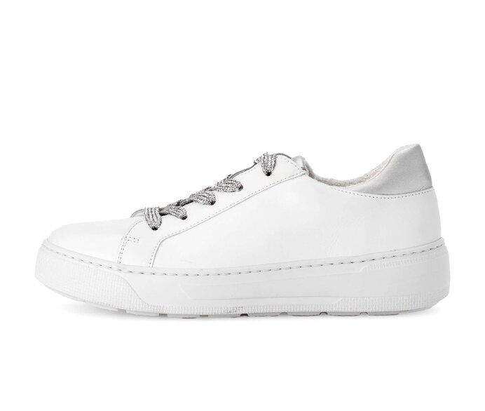 Gabor Damen Sneaker Low Weiß - Glattleder