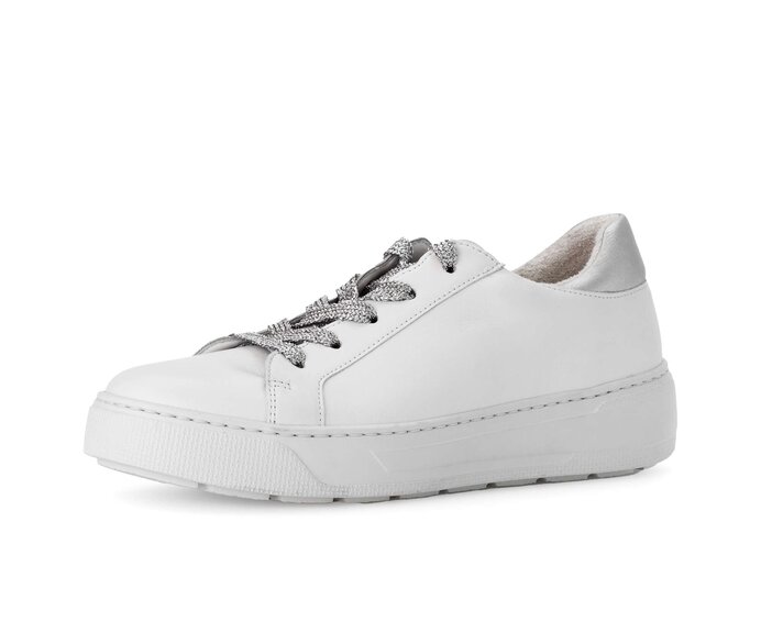 Gabor Damen  Sneaker Low Weiß - Glattleder