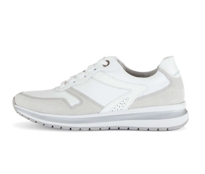 Gabor Damen Sneaker Low Weiß - Glattleder