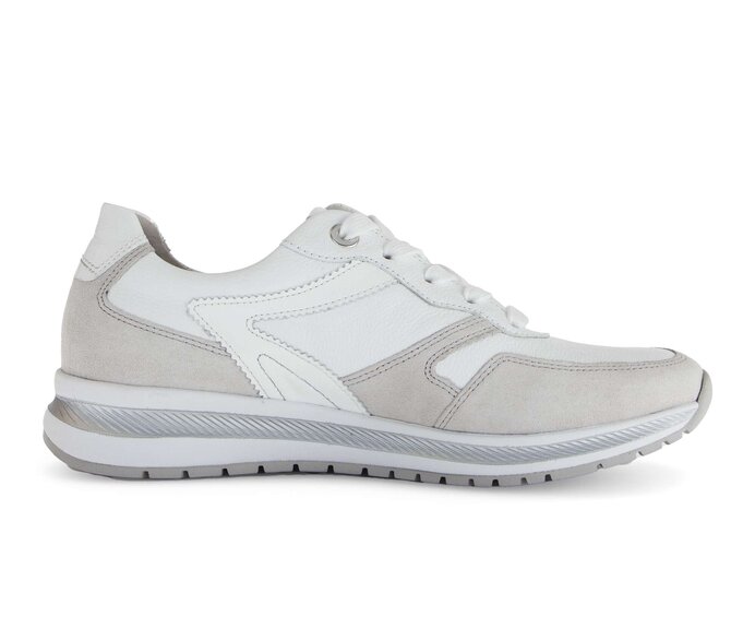 Gabor Damen  Sneaker Low Weiß - Glattleder