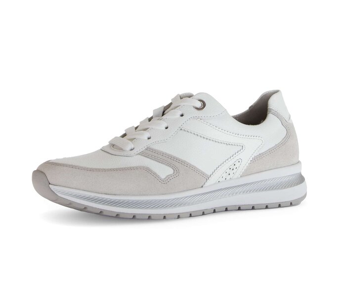 Gabor Damen  Sneaker Low Weiß - Glattleder