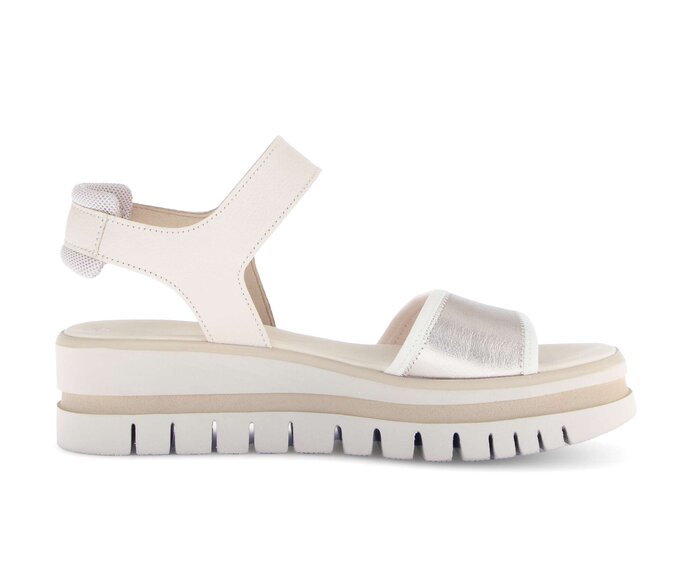 Gabor Damen  Plateau Sandale Multicolour - Materialmix Leder/Lederimitat
