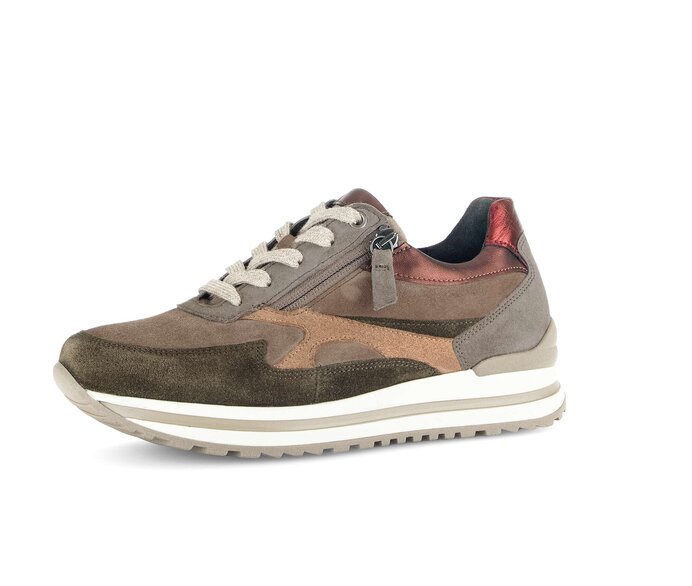 Gabor Damen  Sneaker Low Multicolour - Materialmix Leder