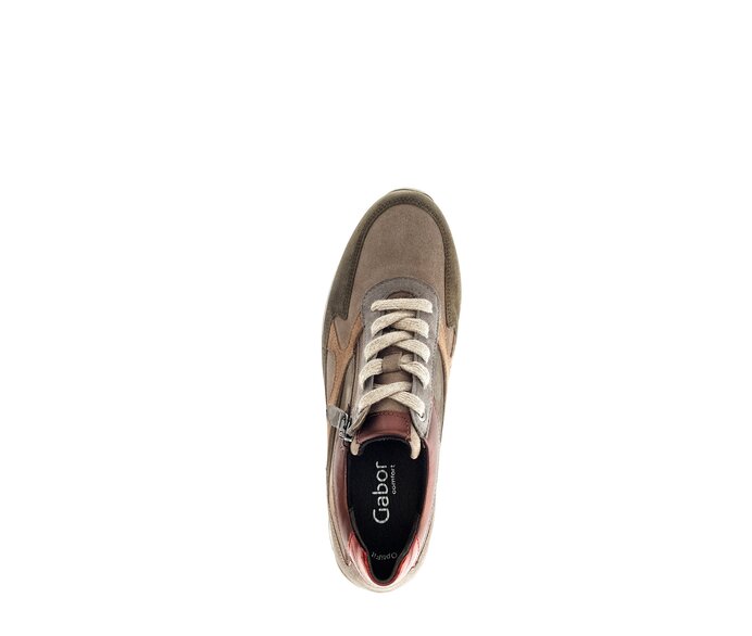 Gabor Damen  Sneaker Low Multicolour - Materialmix Leder