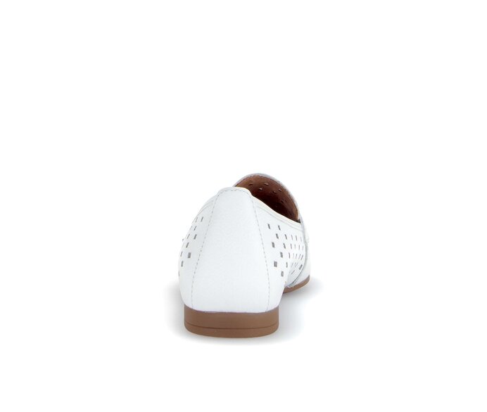 Gabor Damen  Slipper Weiß - Glattleder