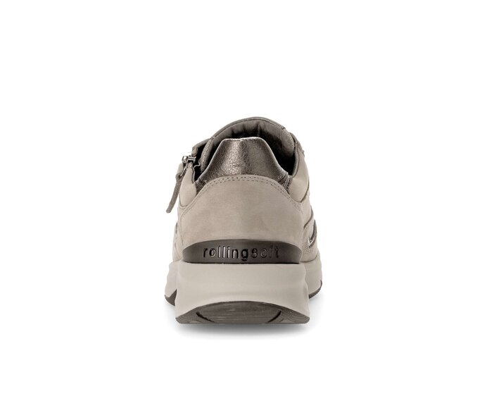 Gabor Damen  Sneaker Low Braun - Materialmix Leder