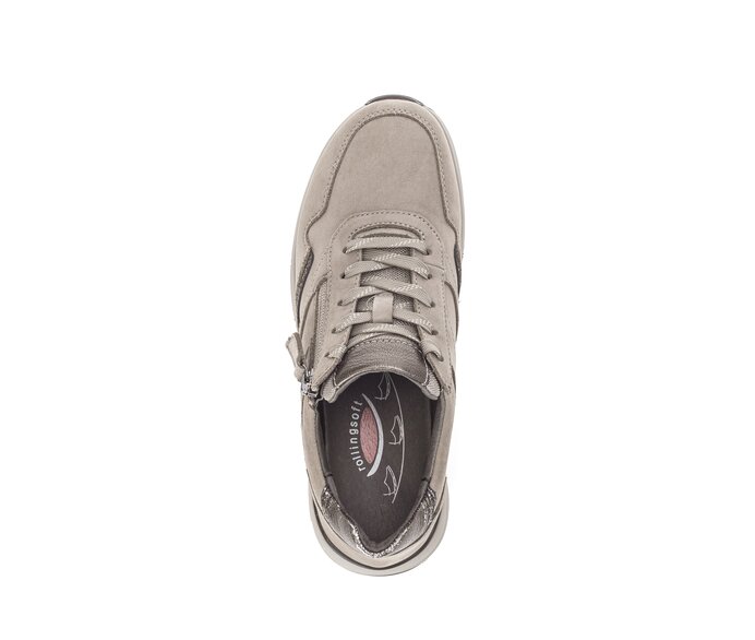 Gabor Damen  Sneaker Low Braun - Materialmix Leder