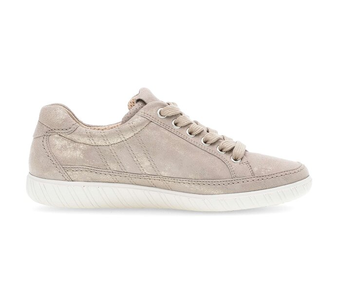 Gabor Damen  Sneaker Low Beige - Effektleder