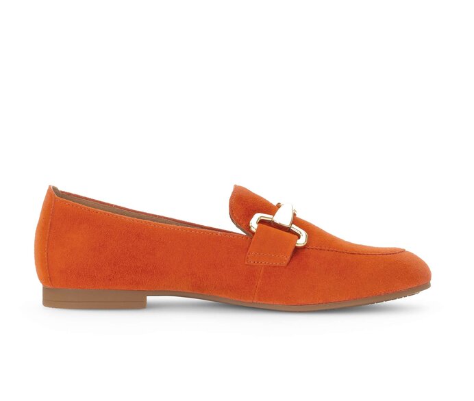 Gabor Damen  Slipper Orange - Rauleder
