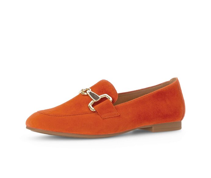 Gabor Damen  Slipper Orange - Rauleder