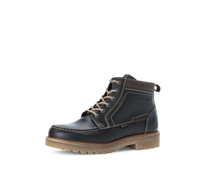 Pius Gabor Herren Boot Blau - Glattleder