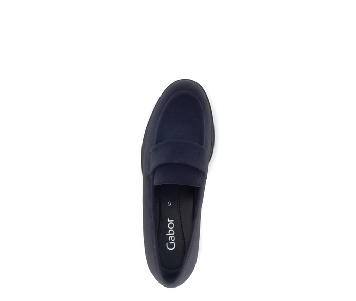 Gabor Damen  Slipper Blau - Rauleder