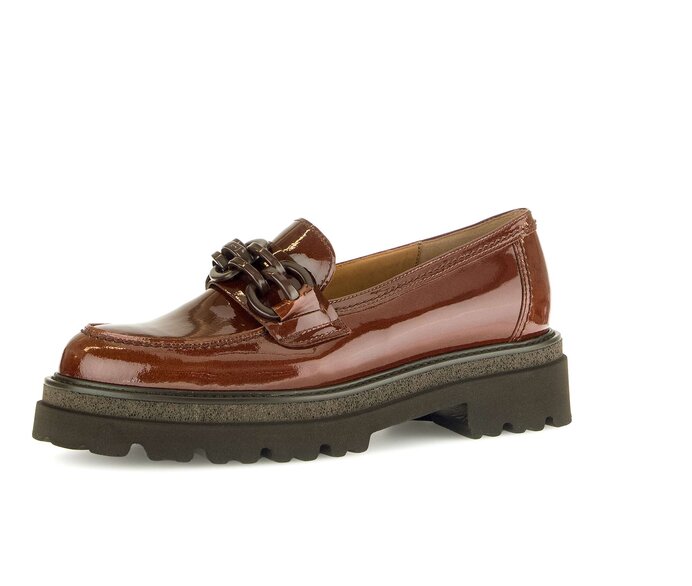 Gabor Damen  Loafer Rot - Lackleder