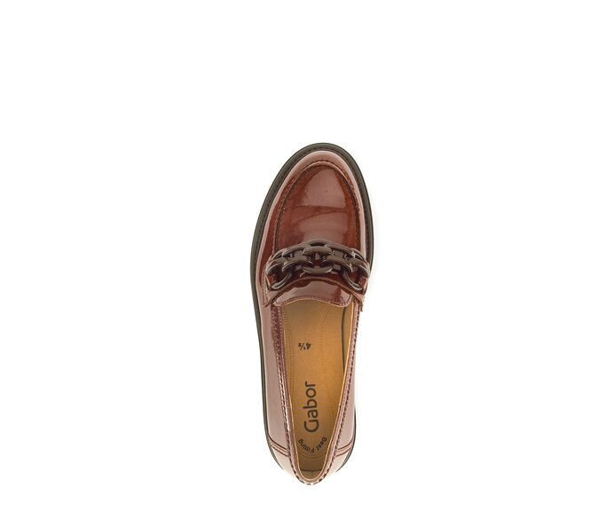 Gabor Damen  Loafer Rot - Lackleder