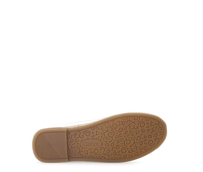 Gabor Damen  Slipper Weiß - Glattleder