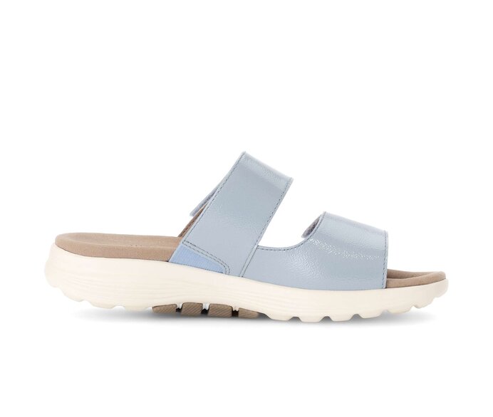 Gabor Damen  Pantolette Blau - Lackleder
