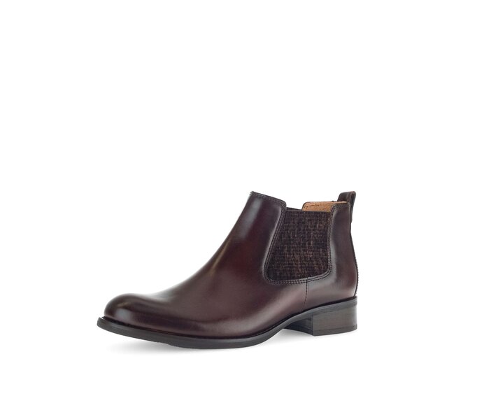 Gabor Damen  Chelsea Boot Braun - Glattleder