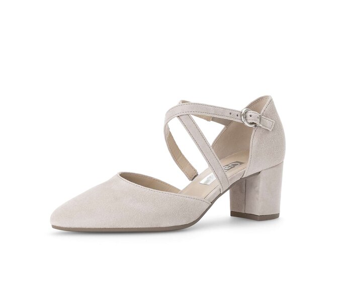 Gabor Damen  Spangenpumps Rosa - Rauleder