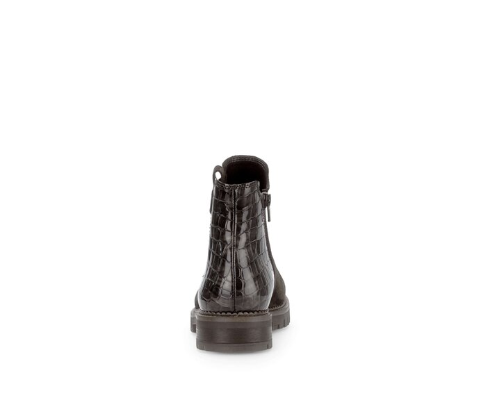 Gabor Damen  Chelsea Boot Braun - Materialmix Leder