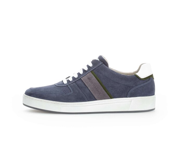 Pius Gabor Herren Sneaker Low Blau - Rauleder