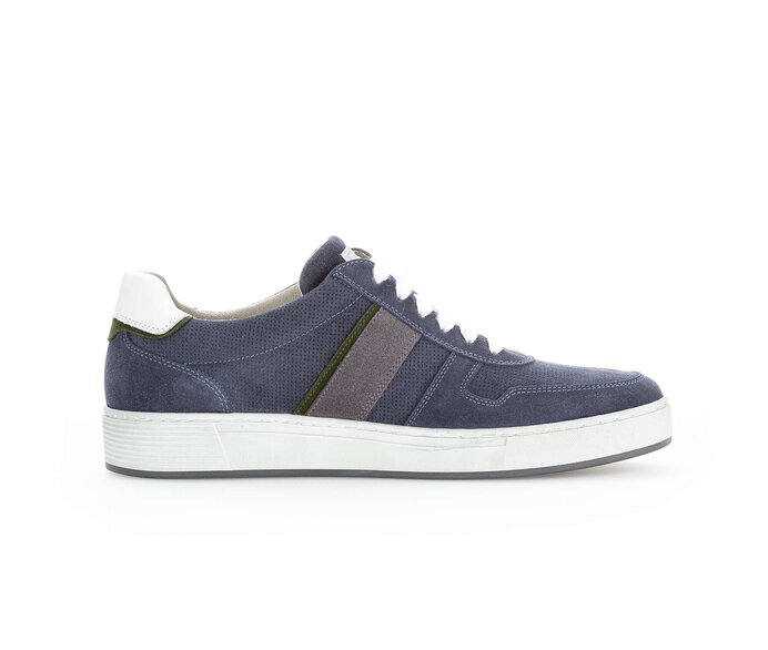 Pius Gabor Herren Sneaker Low Blau - Rauleder