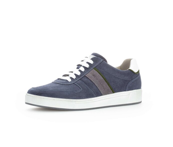 Pius Gabor Herren Sneaker Low Blau - Rauleder