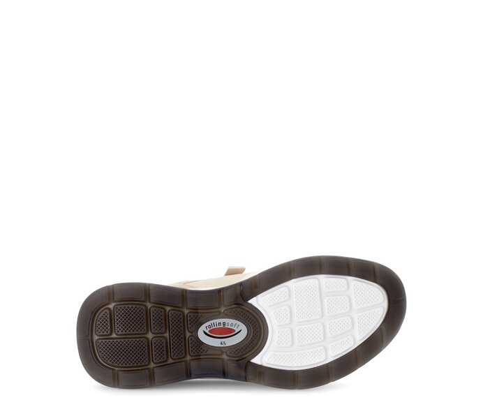 Gabor Damen  Sneaker Low Beige - Materialmix Leder/Lederimitat