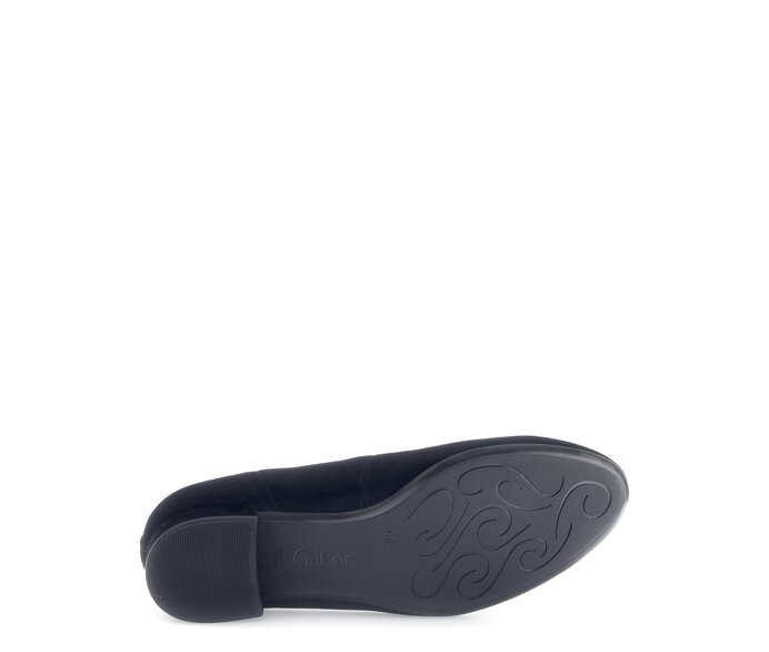 Gabor Damen  Eleganter Pumps Schwarz - Rauleder