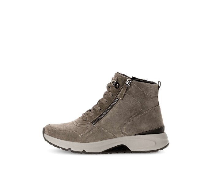 Gabor Damen Schnürstiefelette Braun - Rauleder