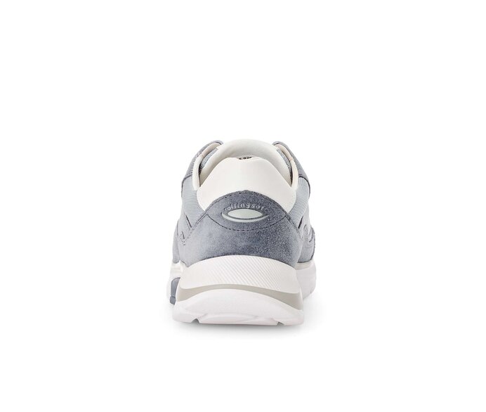 Gabor Damen  Sneaker Low Blau - Materialmix Leder/Lederimitat