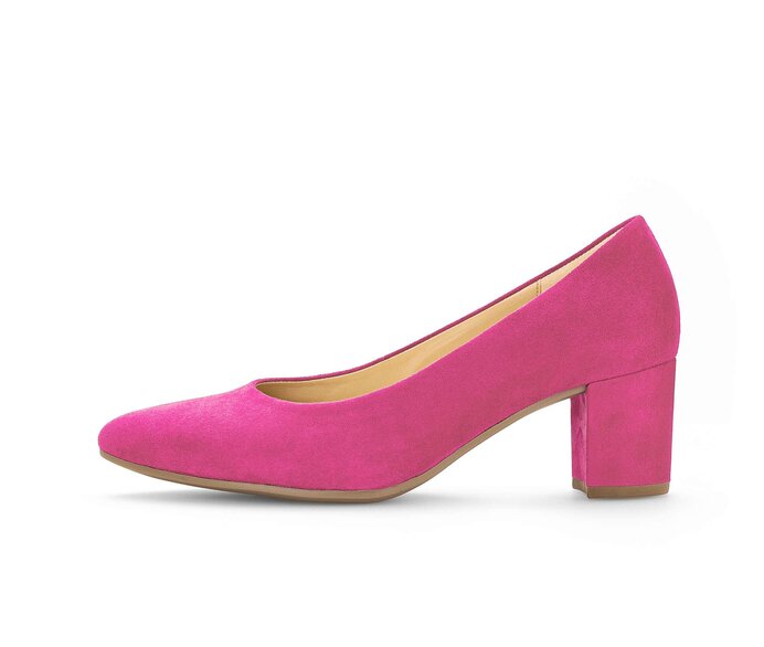 Gabor Damen Eleganter Pumps Pink - Rauleder