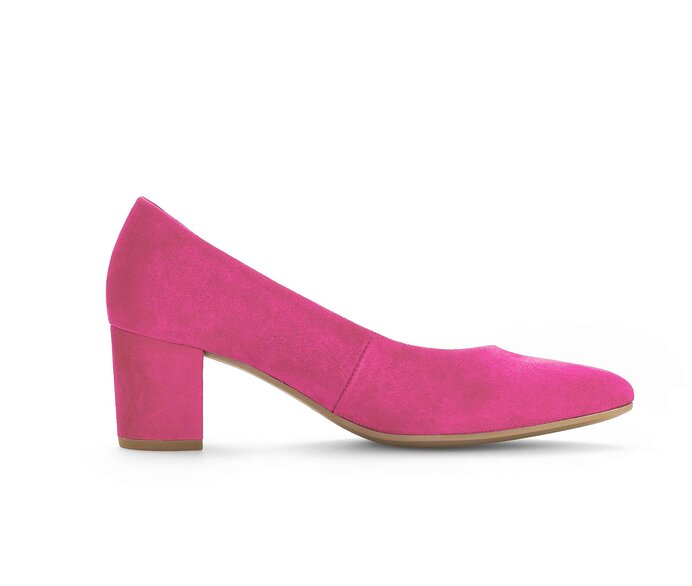 Gabor Damen  Eleganter Pumps Pink - Rauleder