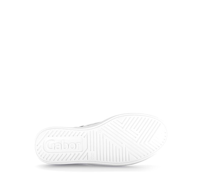 Gabor Damen  Sneaker High Silber - Glattleder